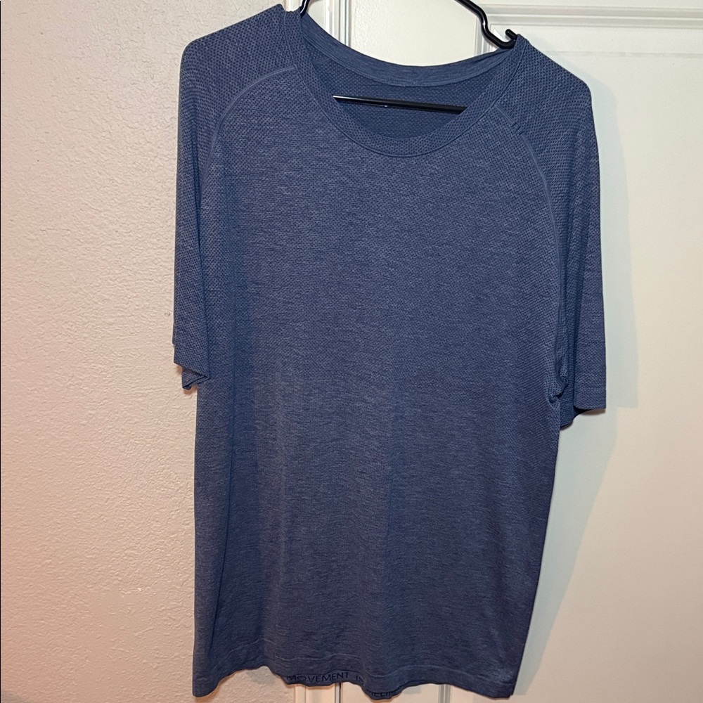 Men's Blue Lululemon Vent Tech Tshirt